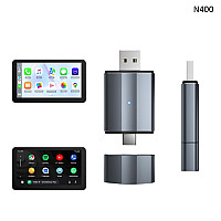 Безжичен CarPlay и Android Auto адаптер с USB 3.1 Type-C и USB 2.0 - N400